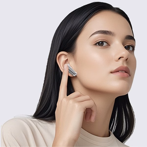 Dudao U21 TWS ANC ENC Bluetooth belaidės ausinės - baltos