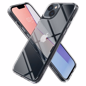 Spigen Quartz Hybrid iPhone 14 Plus dėklas - skaidrus