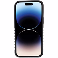 Audi sintetinės odos dėklas MagSafe iPhone 14 Pro Max - juodas