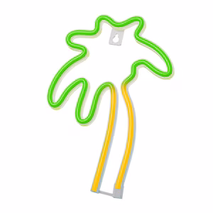 Neon LED Light PALM žalias oranžinis NNE04 Neolia