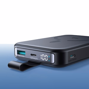 Išorinė baterija Power Bank Joyroom JR-PBM11 22.5W Qi2 Magnetic Wireless 10000mAh juoda