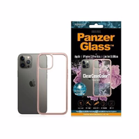 PanzerGlass ClearCase dėklas telefonui iPhone 12 Pro Max – permatomas ir rožinis