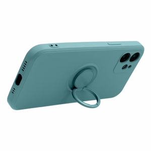 SILIKONINIS RING dėklas for XIAOMI Redmi Note 15 Pro 5G žalias