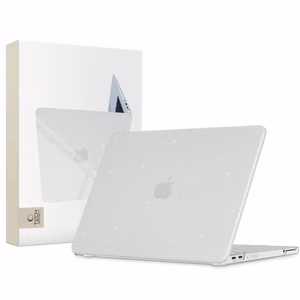 Tech-Protect SmartShell Чехол для MacBook Neo 13" 2026, прозрачный с блёстками