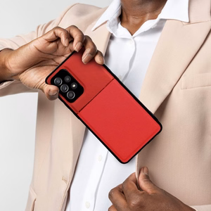 NOBLE dėklas telefonui SAMSUNG A25 5G raudonas