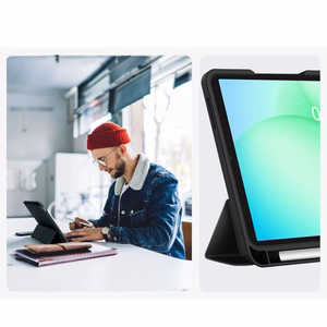 TechProtect SmartCase Pen Case for Samsung Galaxy Tab A9 / A11 8.7 X110 / X115 / X133 / X135 - Black