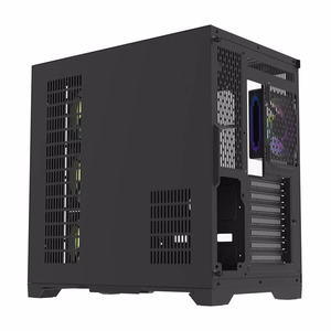 Darflash FT418 PRO kompiuterio korpusas + 7 aRGB ventiliatoriai (juodas)