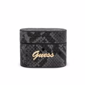 Guess GUACAPPUNSSMLBK AirPods Pro dėklas juodas/juodas Python kolekcija