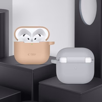 Tech-Protect silikoninis dėklas su kabliuku AirPods 4 - žalias