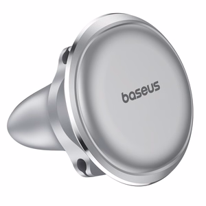 Baseus automobilio laikiklis magnetinis su kabelio laikikliu sidabrinis naujas2 oro angai