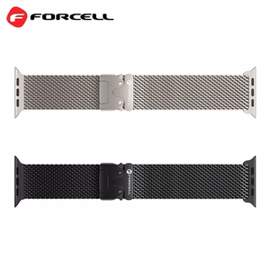 Ремешок для Apple Watch Forcell F-Design FA11 стальная застёжка 38 / 40 / 41 мм чёрный