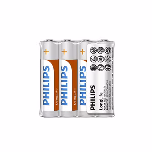Akumuliatorius PHILIPS AAA LR03 LONGLIFE 4vnt.