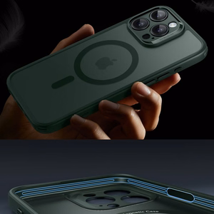 ESR Klasikinis Pro rinkinys Halolock Magnetinis dėklas telefonui iPhone 16 Pro Max (m) - žalias (m)