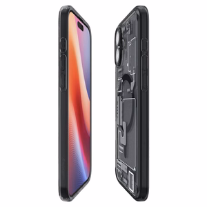 Spigen Ultra Hybrid MagSafe Zero One dėklas, skirtas iPhone 16 – tamsiai pilka