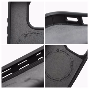 FORCELL F-PROTECT Mirage, karinio lygio dėklas su MagSafe, suderinamas su IPHONE 15 rožinis marmuras