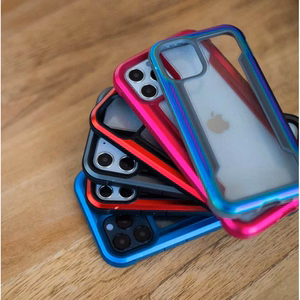 X-Doria Raptic Shield dėklas, skirtas iPhone 14 Pro Max, aliumininis, išbandytas kritimu iš 3 m aukščio, vaivorykštinis