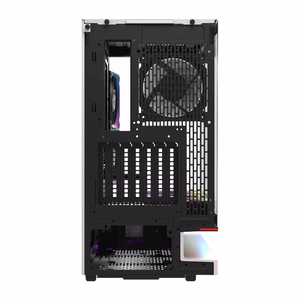 DarkFlash F1 ATX kompiuterio korpusas su 6 ventiliatoriais, baltas
