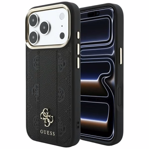 Dėklas, skirtas IPHONE 18 Pro/17 Pro suderinamas su „MagSafe“ (Stripe Peony 4G Logo) (spalva: juoda)