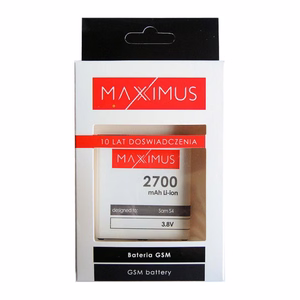 Baterija MAXXIMUS SAM S4 i9500 2700 LION