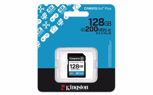 Kingston Technology Canvas Go! Plus 128 GB SDXC UHS-I Klasės 10