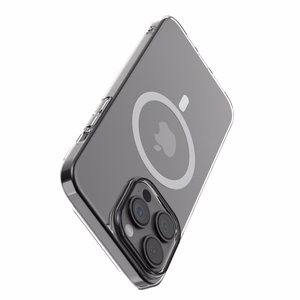 Comma dėklas Hard Jacket Mag iPhone 15 Plus skaidrus antibakterinis