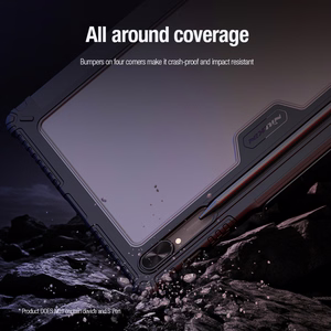 Nillkin Bumper Leather Case Pro dėklas Samsung Galaxy Tab S9+ - juodas