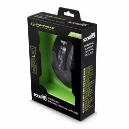 Esperanza MX203 Scorpio pelė USB Type-A optinė 2400 DPI dešinei rankai