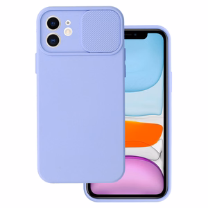 Camshield Soft dėklas telefonui (m) - šviesiai violetinis Iphone 12