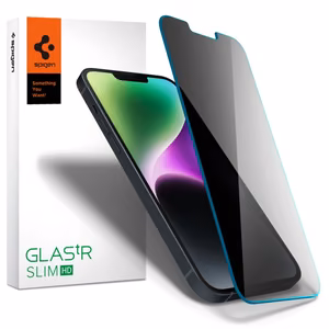 Spigen Glas.tR Slim Privacy Apsauginis stiklas skirtas iPhone 13 / 13 Pro / 14 / 16e