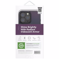 Uniq Iridescia Magclick įkrovimo dėklas iPhone 16 Pro Max – juodas