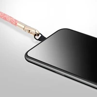 FORCELL F-DESIGN L8X36 riešo telefono virvelė su reguliuojamu ilgiu (maks. 18cm kilpoje) rožinė balta