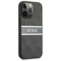 Guess GUHCP13L4GDGR iPhone 13 Pro / 13 6.1" pilkas/pilkas hardcase 4G Stripe