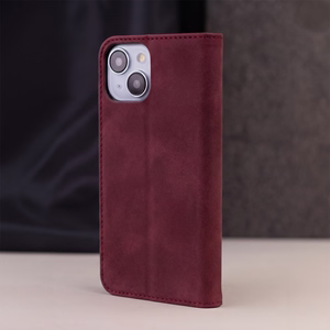 Smart Suede dėklas Honor 600 / Honor 600 Pro bordo