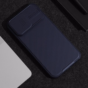 Nillkin CamShield Pro magnetinis dėklas telefonui iPhone 15 Plus su kameros apsauga - juodas