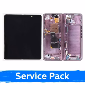 LCD ekranas suderinamas su Samsung F936 Z Fold4 (INNER) su rėmeliu / Bordo / (Service Pack)