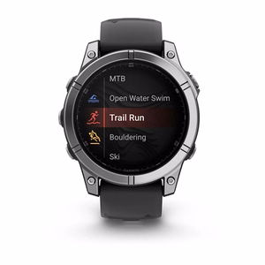 Išmanusis laikrodis Garmin Fenix E Steel juodas