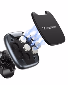 Wozinsky WUMTK magnetinis telefono laikiklis automobilio oro angai - juodas