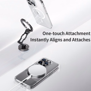 Rock Crystal Series Magnetinis dėklas telefonui Iphone 16 Plus skaidrus