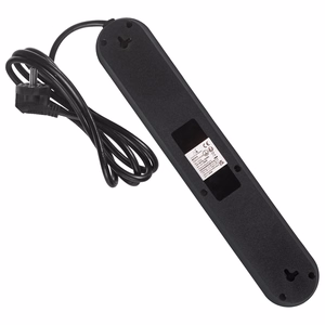 Maclean power strip, 5 socket extension cable + 3xUSB, 110-240V AC 50/60Hz, 2.1A max 2500W, 1.5m, black, MCE395 B