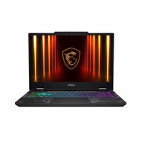 MSI Cyborg 15 B2RWFKG-038XPL Intel Core 7 240H Knyginis kompiuteris 39,6 cm (15.6") „Full HD“ 16 GB DDR5-SDRAM 512 GB SSD NVIDIA GeForce RTX 5060 Wi-Fi 6E (802.11ax) NoOS Juoda