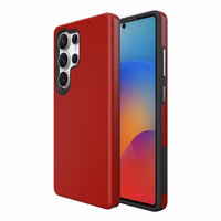 Dėklas Perfectionists Triangle Case Samsung S908 S22 Ultra 5G raudonas