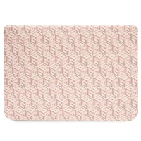 Guess GCube dryžuotas 14" nešiojamojo kompiuterio dėklas - rožinis