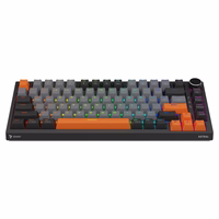 Savio ASTRAL BLACK JADE 3 COLOURS klaviatūra Žaidimams USB QWERTY JAV tarptautinė versija Juoda