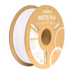 PLA Matte ELEGOO filamentas (baltas)