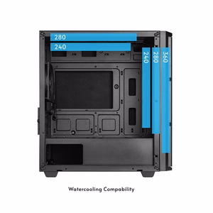 Chieftec Pro Mini AZ-01B-OP kompiuterio korpusas, MidiTower, MicroATX, juodas