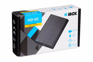 iBox HD-05 HDD / SSD aptvaras Juoda 2.5"