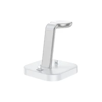 Įkroviklis belaidis Hoco CW43 Graceful 3-in-1 baltas