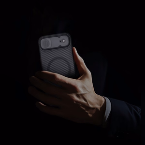 "Nillkin CamShield Pro MagSafe" suderinamas dėklas "iPhone 17 Air" - skaidrus, juodas