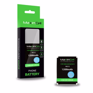 Maximcell baterija skirta Nokia 3510/3410 BLC-2 1200mAh Li-ion