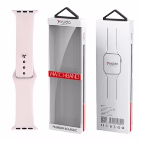 YESIDO WB44 SILIKONINIS DIRŽELIS FOR iWATCH L 42/44/45 (97+140) #17 SILT